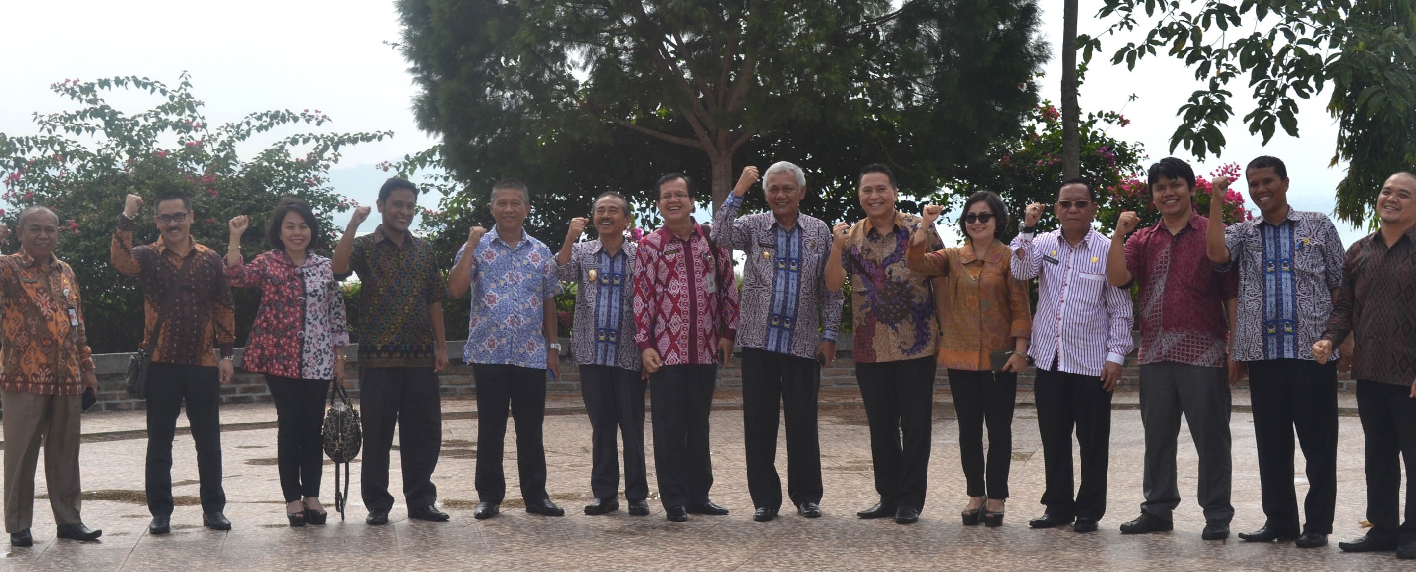 Peserta Rapat Kerja BKN Kantor Regional XI Manado yang terdiri dari Walikota Tomohon Sulawesi Utara dan Kakanreg XI beserta Rombongan Kunjungi Kampus IT Del