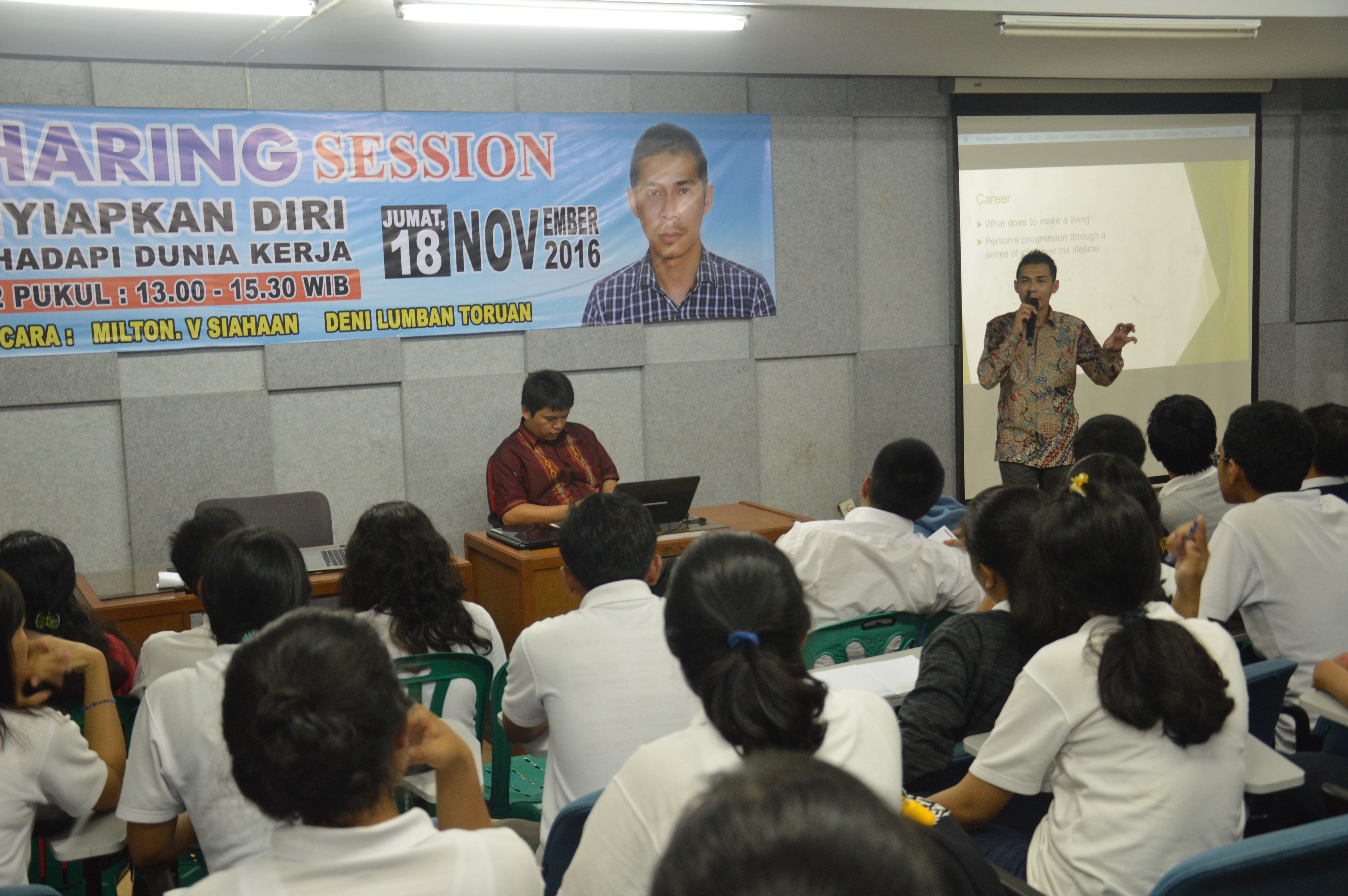 SHARING SESSION “PERSIAPAN MEMASUKI DUNIA KERJA”