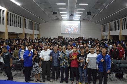SOSIALISASI GERAKAN AKSI BERSIH OLEH KEMENTRIAN KOORDINATOR KEMARITIMAN DI IT DEL