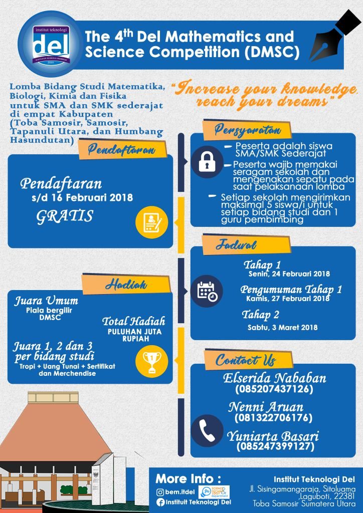 The 4th Del Mathematics and Science Competition (DMSC)