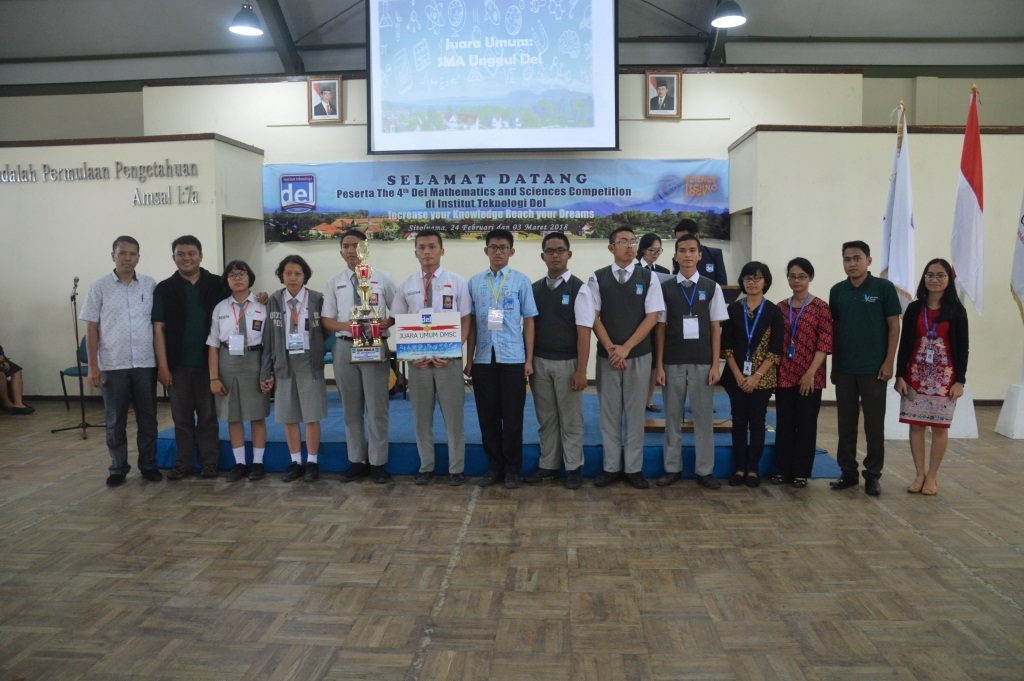 Pengumuman Pemenang The 4th DMSC 2018 se 4 Kabupaten (Toba Samosir, Tapanuli Utara, Humbang Hasundutan dan Kabupaten Samosir)