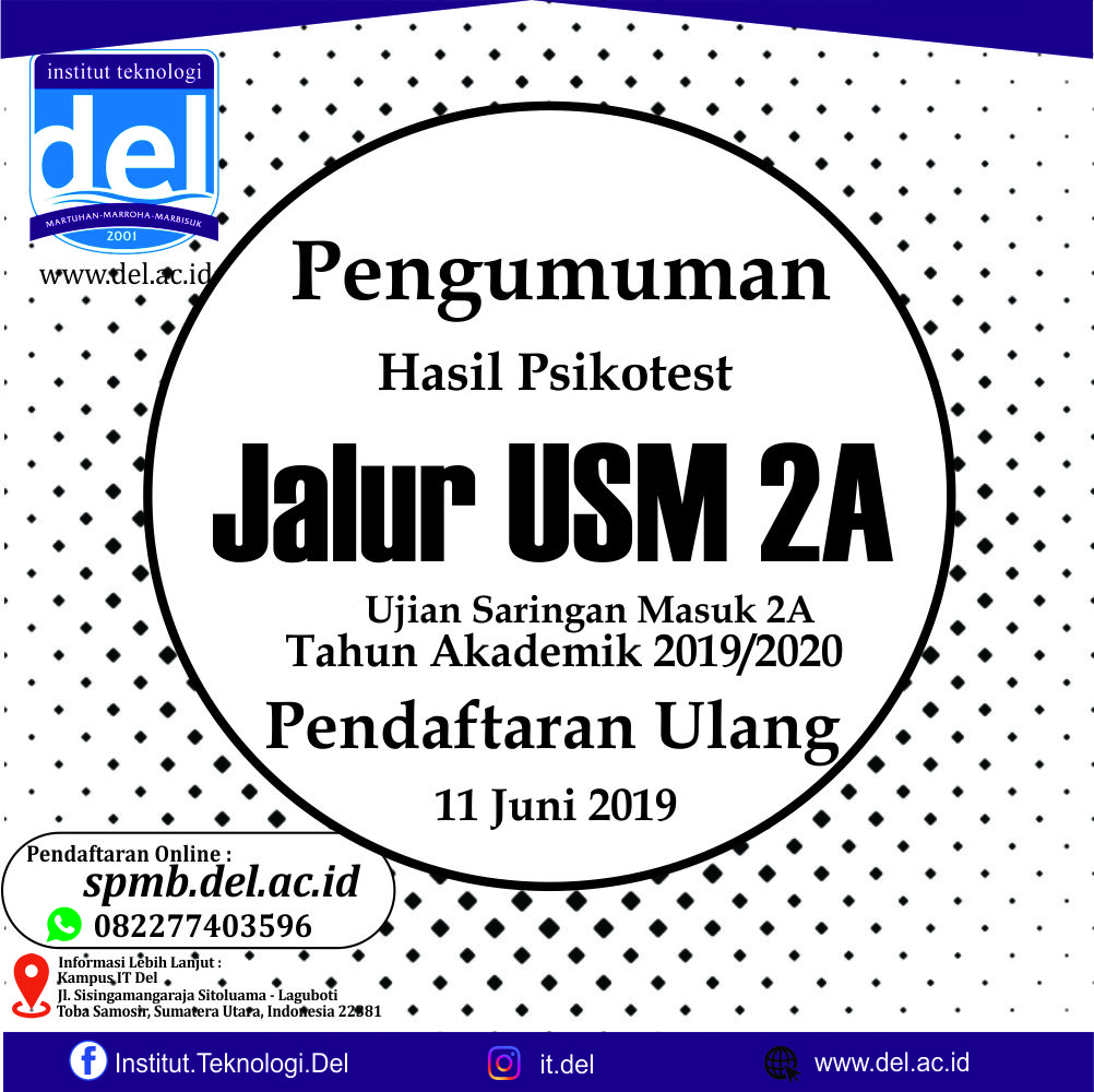 PENGUMUMAN HASIL PSIKOTEST JALUR USM 2A