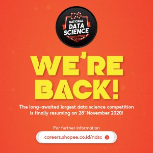 The long-awaited @Shopee National Data Science Challenge is back!