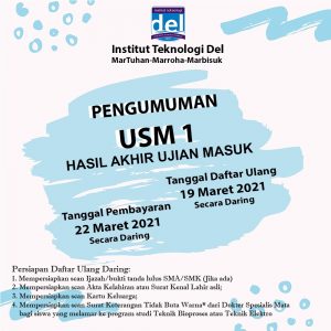 PENGUMUMAN HASIL AKHIR UJIAN MASUK USM 1