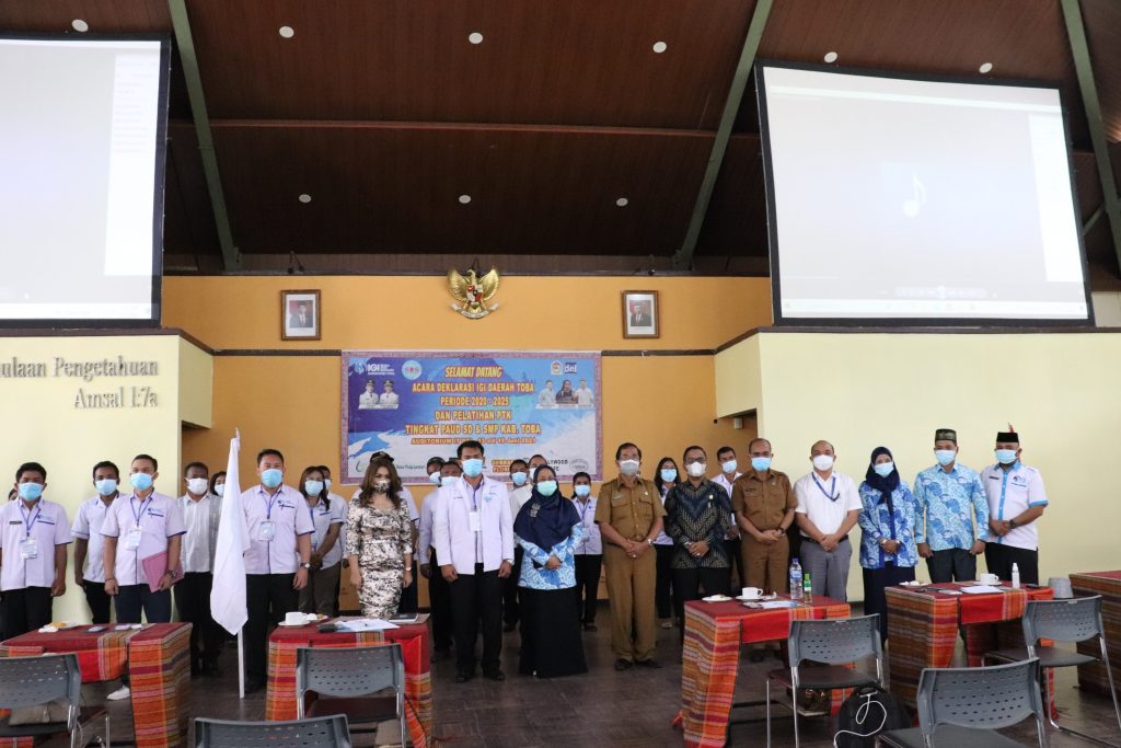 Acara Deklarasi Ikatan Guru Indonesia (IGI) Daerah Toba Periode 2020-2025 dan Pelatihan PTK Tingkat Paud, SD & SMP Kabupaten Toba