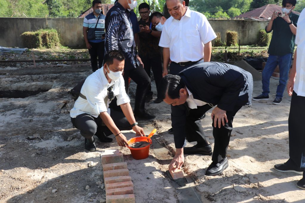 Groundbreaking Pembangunan Fasilitas Pengolahan Eceng Gondok Menjadi Pupuk Organik