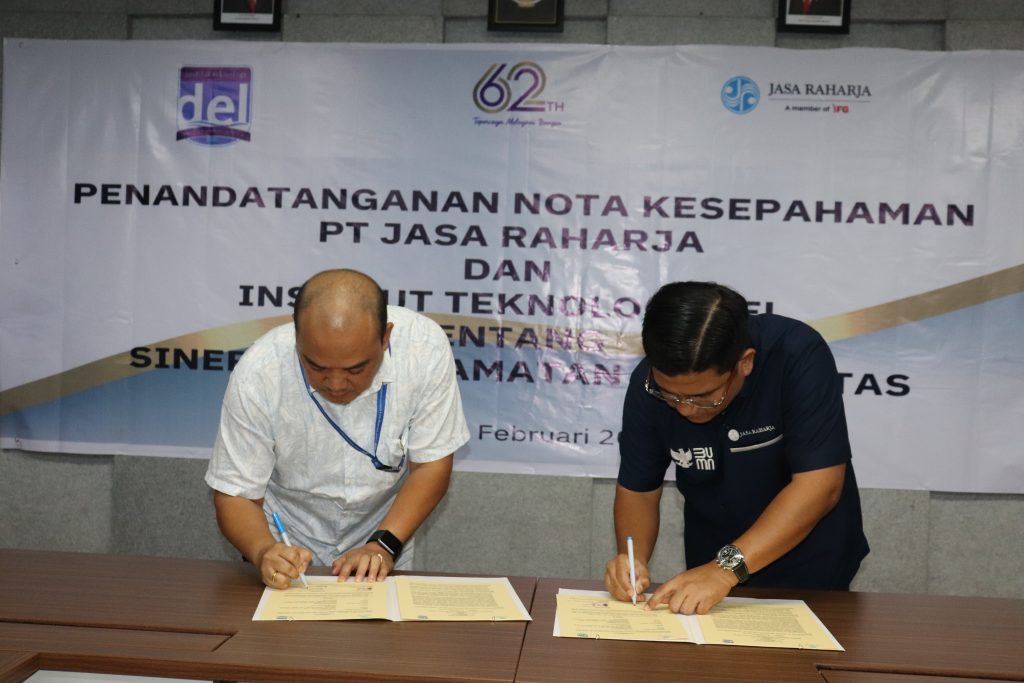 IT Del dan PT Jasa Raharja Jalin Kolaborasi terkait Sinergi Peningkatan Keselamatan Lalu Lintas
