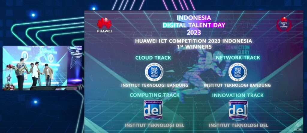 IT Del Peringkat 1 Nasional untuk Computing Track dan Innovation Track pada Huawei ICT Competition 2023