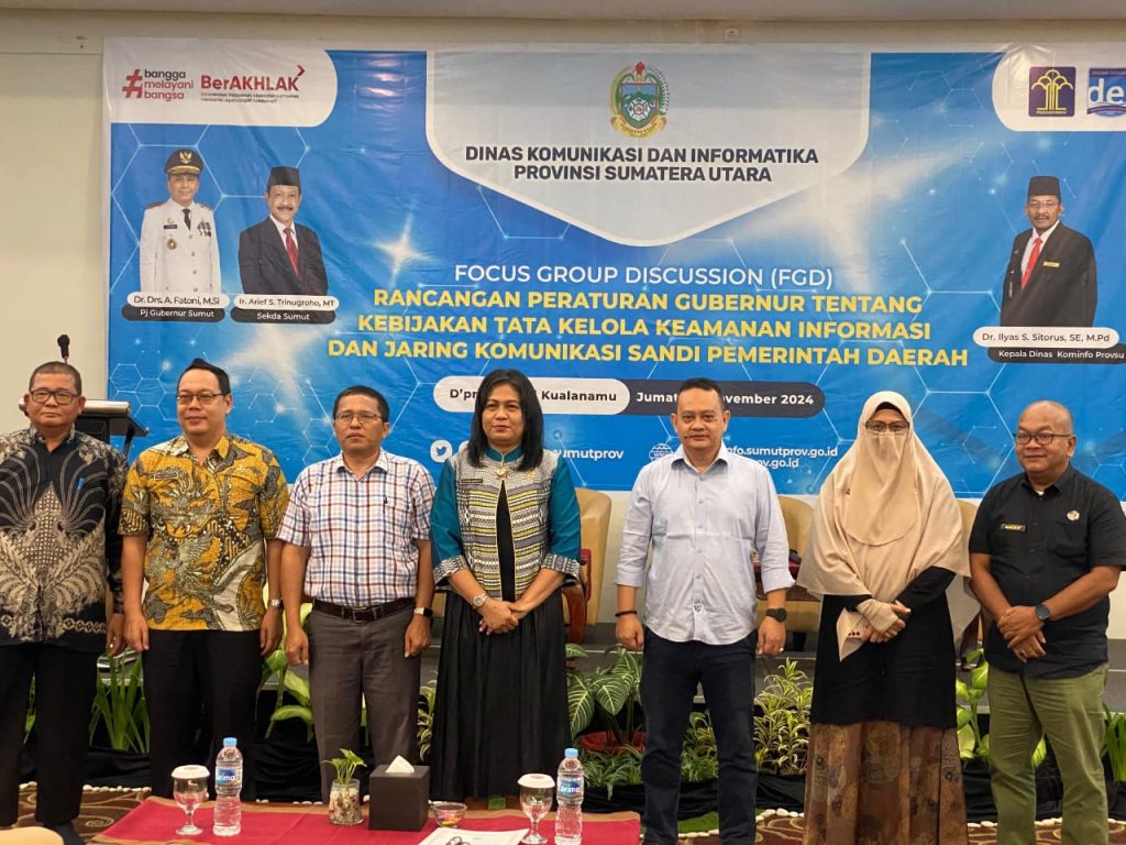 ITDel Berkontribusi dalam FGD Penyusunan Ranpergub Tata Kelola Keamanan Informasi