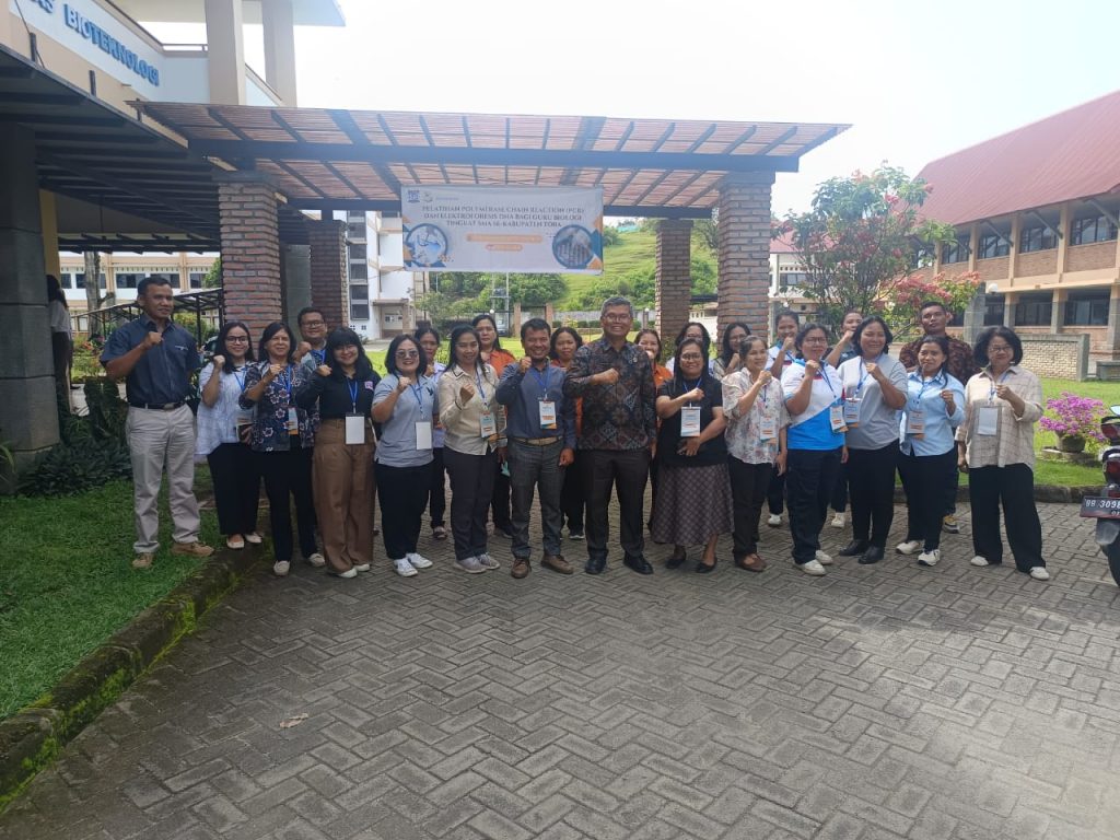 Prodi Teknik Bioproses IT DEL Gelar “Pelatihan Polymerase Chain Reaction (PCR) dan Elektroforesis DNA untuk Guru Biologi SMA se-Kabupaten Toba”