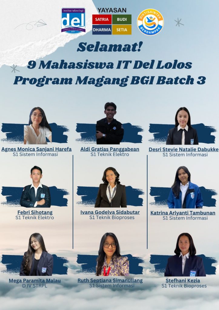 9 Mahasiswa IT Del Mengikuti Program Kelas Inovasi 1 tahun di Beijing Genome Institute, China