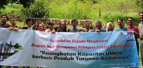 Engineering Management Study Program of IT Del conducted  Community Service Activities within the theme “Accompaniment and Capacity Enhancement for Small Scale Enterprises through andaliman (Zantoxylum acanthopodium) herb plant-based derivative products development”