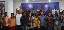 Syukuran atas akan Di Wisuda 11 Mahasiswa Institut Teknologi Del (IT Del) dari Papua Tolikara oleh Bupati Tobasa